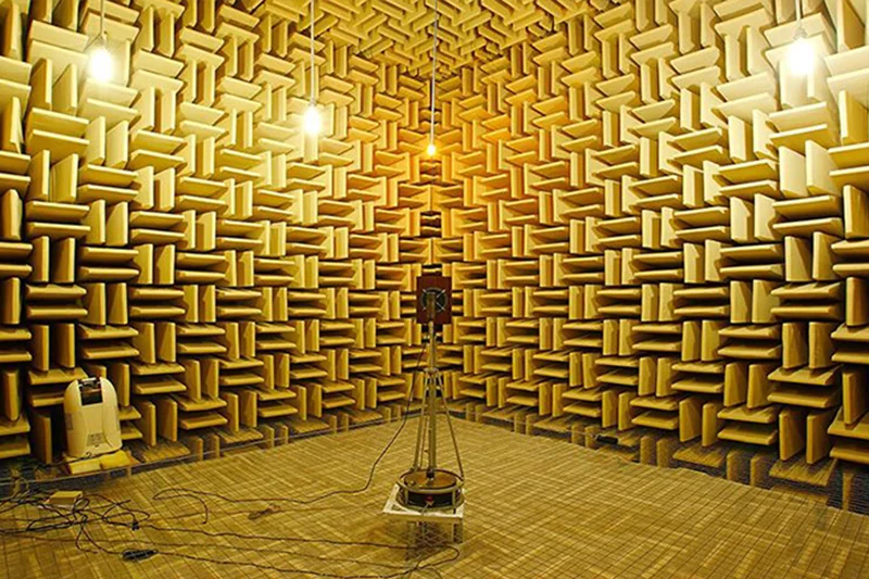 Acoustic isolation testing room