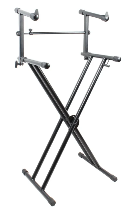 KS033 Two-Tier Single-X Keyboard Stand