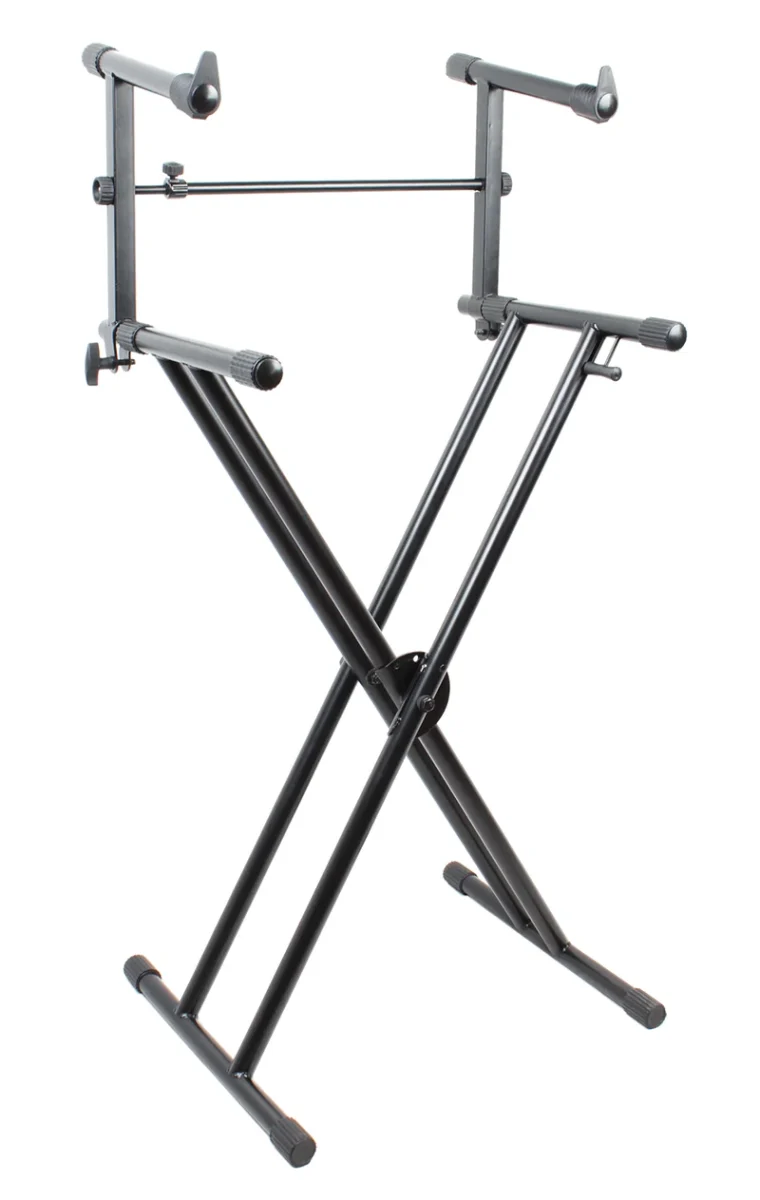 KS033 Two-Tier Single-X Keyboard Stand