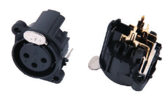 SA201 XLR Female Panel Socket